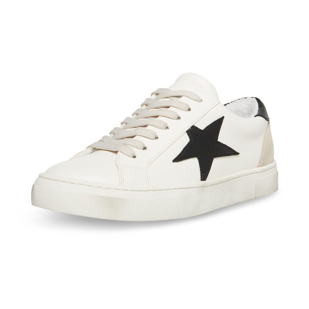 Steve Madden womens Rezume Sneaker, White, 9 US